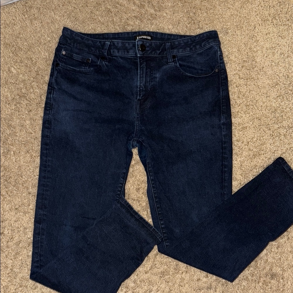 Express Mens Black Jeans